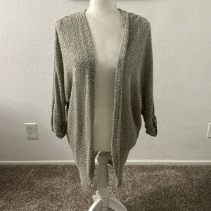 Cotton On Light Gray Long Cardigan Sweater